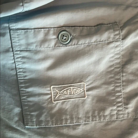 AFTCO Men’s Fishing Shorts, Sz 32, Aqua, Classic Fit - Picture 3 of 4